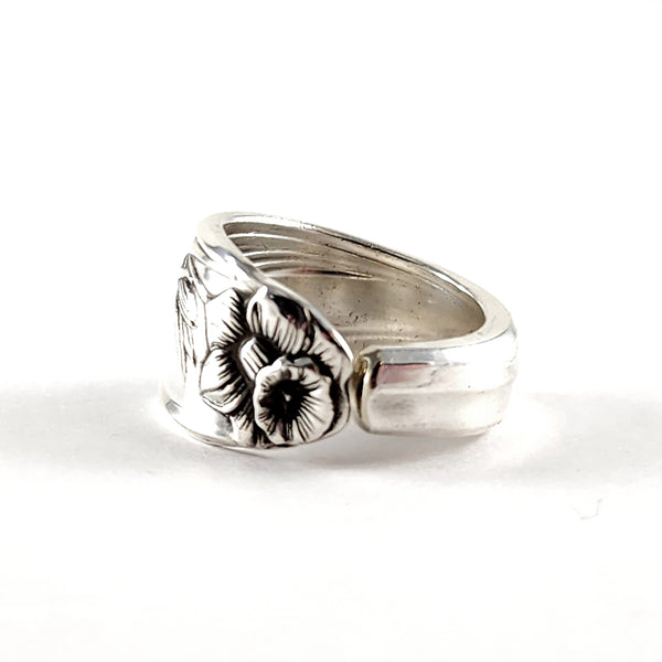 1847 Rogers Daffodil Spoon Ring by Midnight Jo