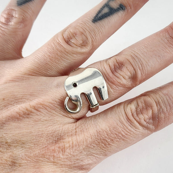 Mini Elefork Cocktail Fork Ring