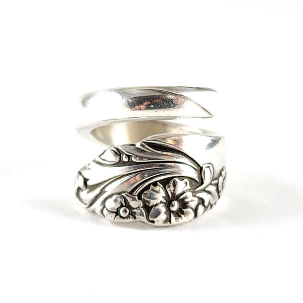 Oneida Evening Star Wrap Around Spoon Ring by Midnight Jo silverplate flatware