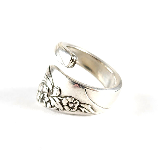 Oneida Evening Star Wrap Around Spoon Ring by Midnight Jo silverplate flatware