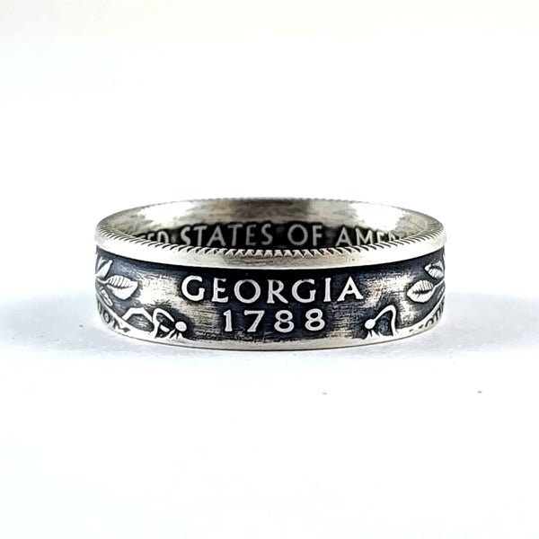 90% Silver Georgia Quarter Ring coin ring by midnight jo