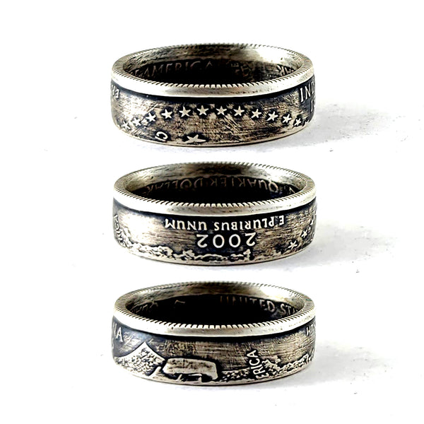 90% Silver Indiana Quarter Ring coin rings by midnight jo