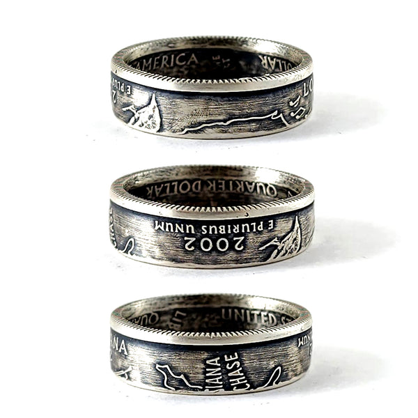 90% Silver Louisiana Quarter Ring coin rings by midnight jo