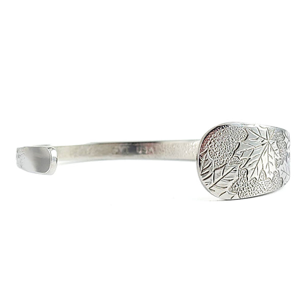 American Outdoors Maple Leaf Stainless Steel Spoon Cuff Bracelet by Midnight Jo Liberty Tabletop