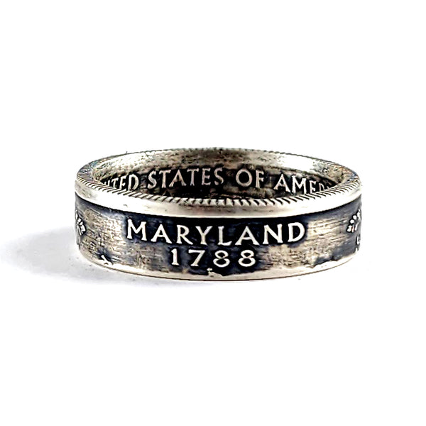 90% Silver Maryland Quarter Ring coin rings by midnight jo