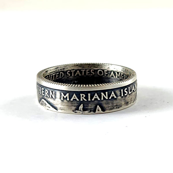 90% Silver Northern Mariana Islands Quarter Ring by midnight jo