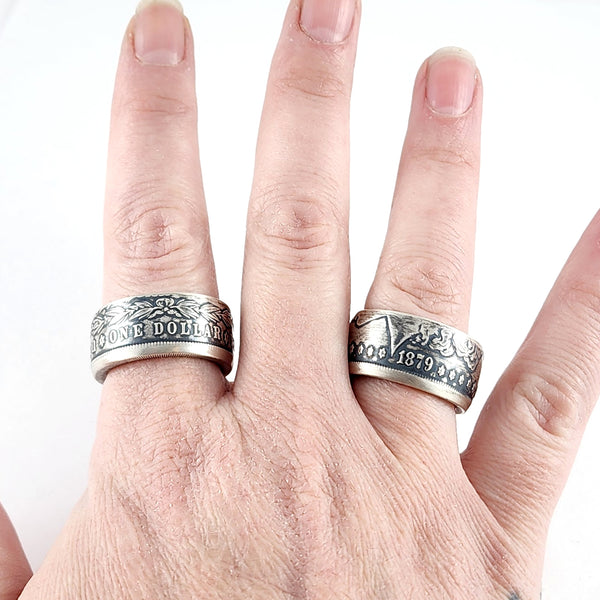 90% Silver Morgan Dollar Ring by Midnight Jo silver dollar rings