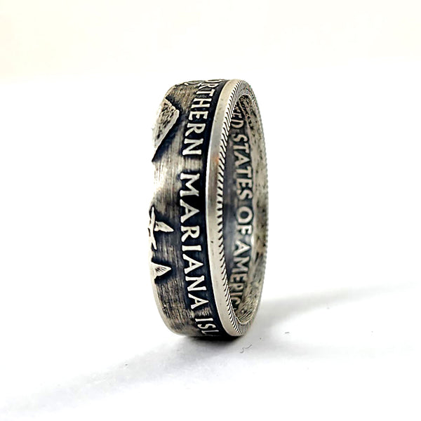 90% Silver Northern Mariana Islands Quarter Ring by midnight jo