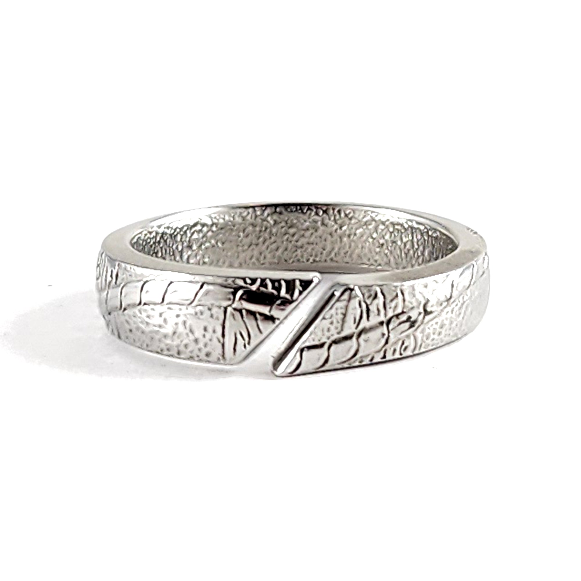 Old Harbor Open Shank Stainless Steel Spoon Ring Midnight Jo