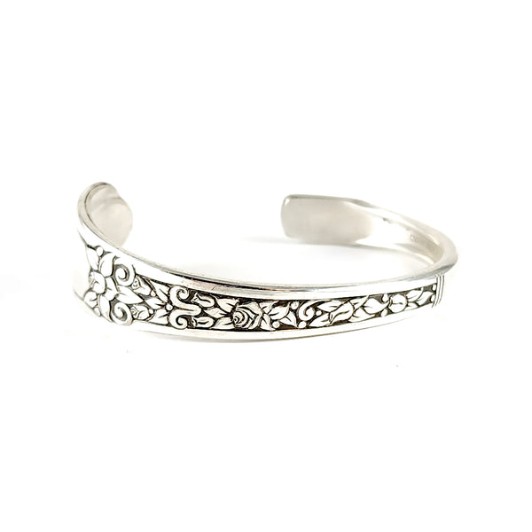 Oneida Floral II Spoon Cuff Bracelet by Midnight Jo