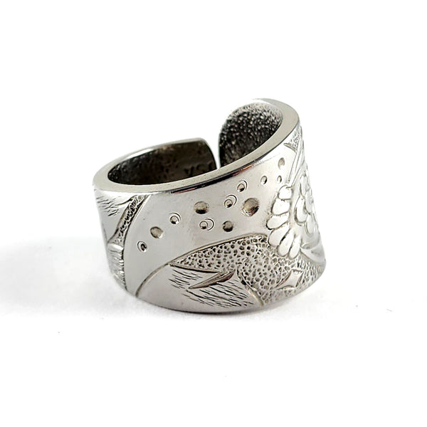 Owl Stainless Steel Spoon Ring Midnight Jo liberty tabletop