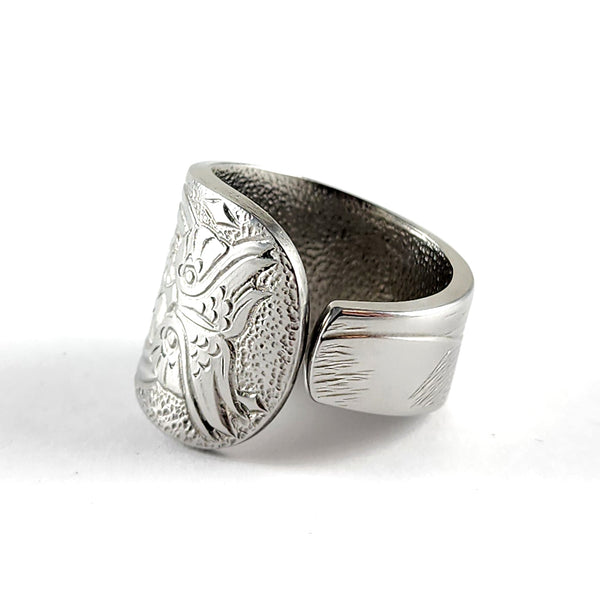 Owl Stainless Steel Spoon Ring Midnight Jo liberty tabletop
