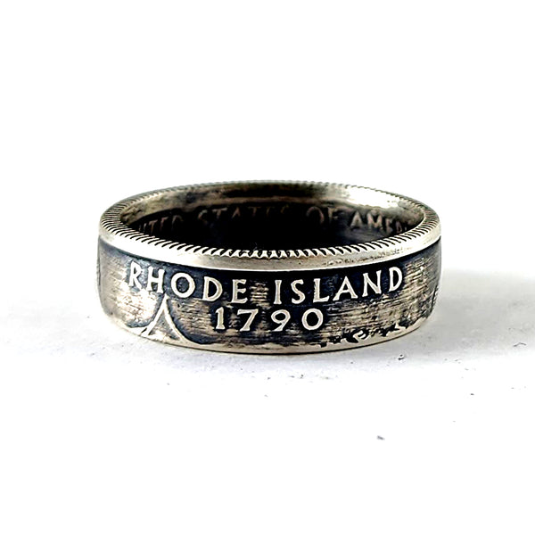 90% Silver Rhode Island Quarter Ring coin rings by midnight jo