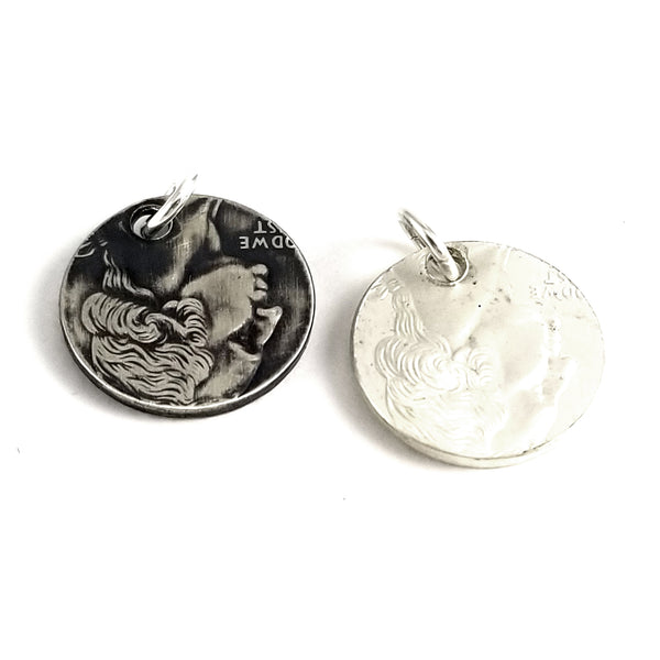 silver washington coin charms by midnight jo