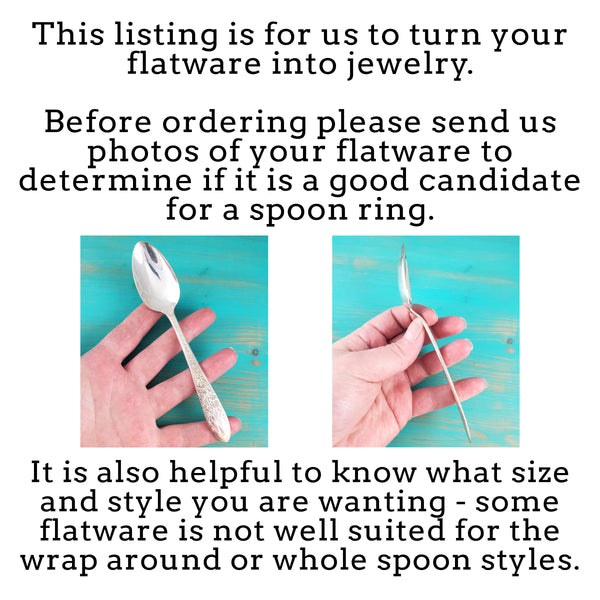 Have us Make a Spoon Ring From Your Spoon