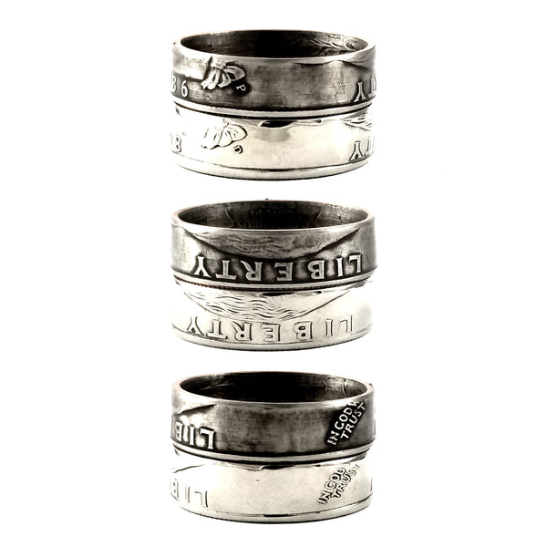 liberty coin rings by midnight jo