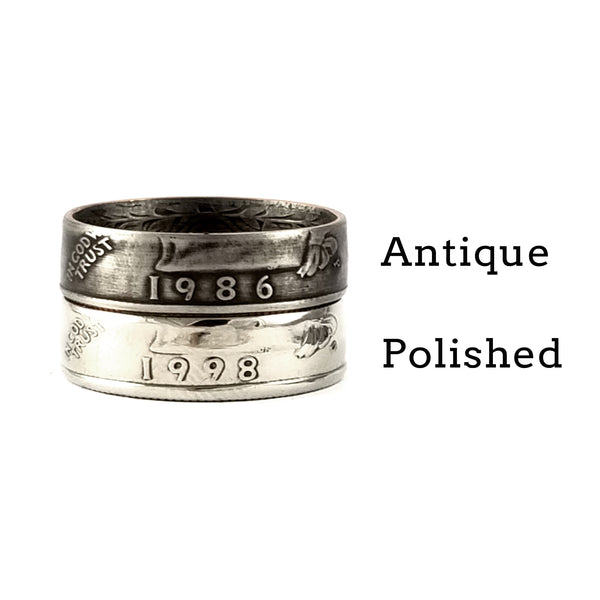 liberty coin ring by midnight jo