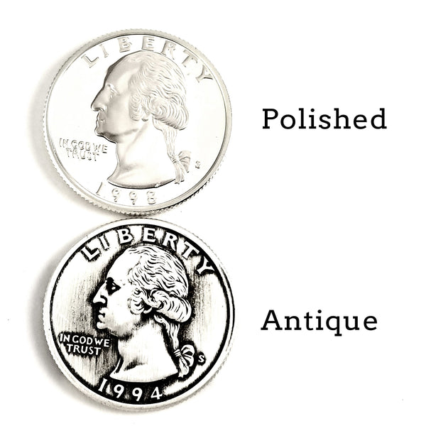 silver coin finishes