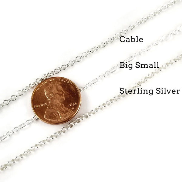 silver chain options by midnight jo