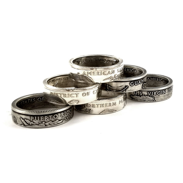 2009 silver proof coin rings by midnight jo