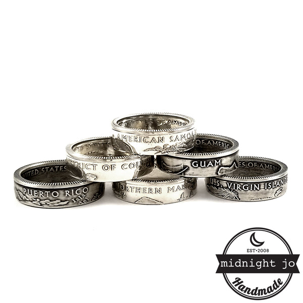 90% Silver 2009 United States Territory Quarter Ring