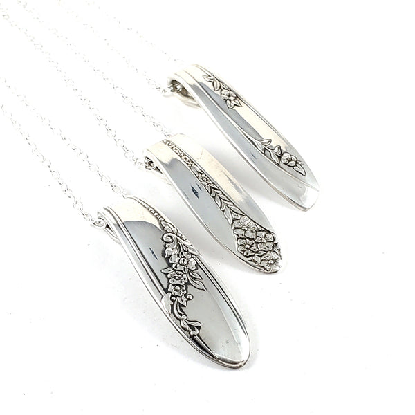 Mixed Bag Vertical Spoon Bar Necklace - Wholesale