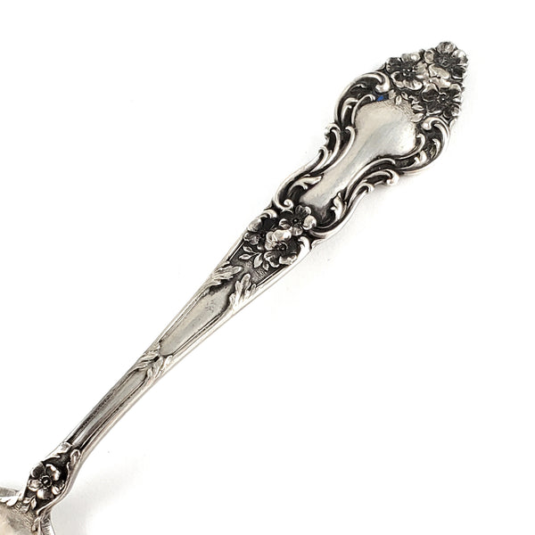 Antique Sterling Silver Floral Spoon Ring - Made to Order by midnight jo