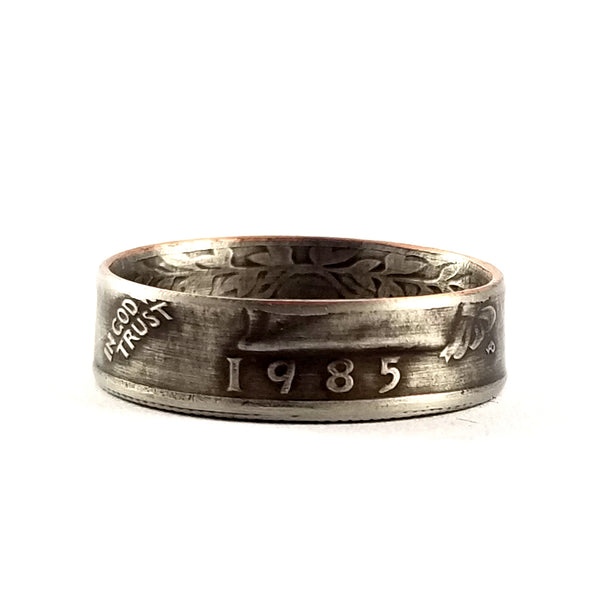 1985 Liberty Quarter Coin Ring by midnight jo