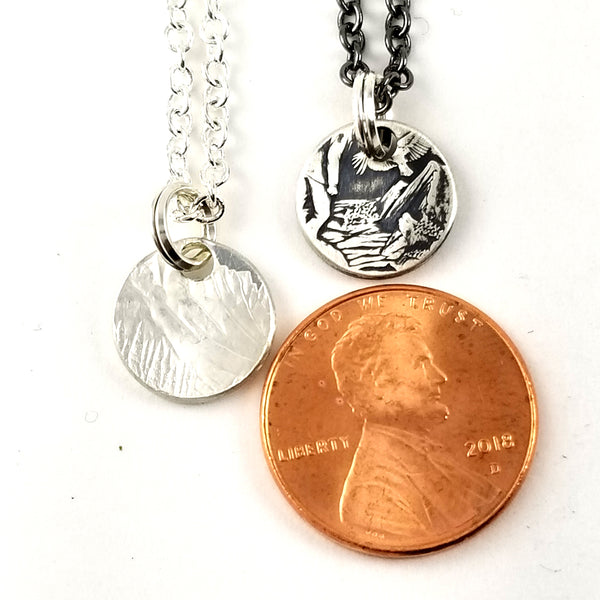 silver state quarter charm necklaces by midnight jo
