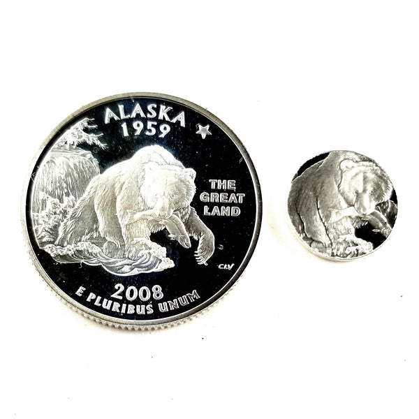 silver alaska proof quarter