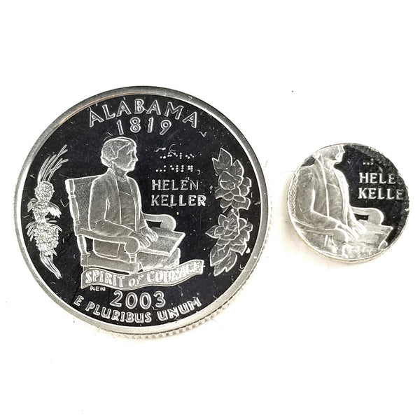 silver alabama proof quarter