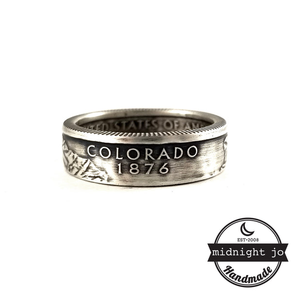 90% Silver Colorado quarter Ring by midnight jo