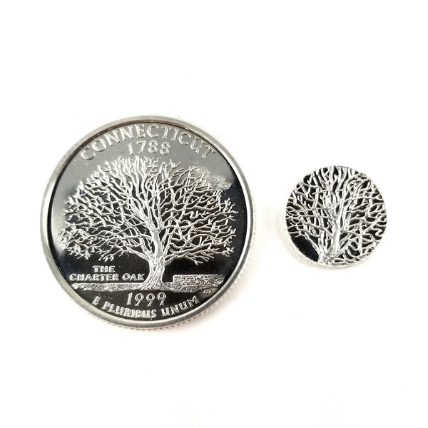 silver connecticut proof quarter