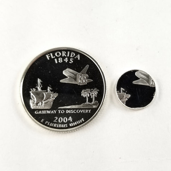 silver florida proof quarter