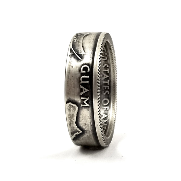 Silver Guam Quarter Ring by midnight jo
