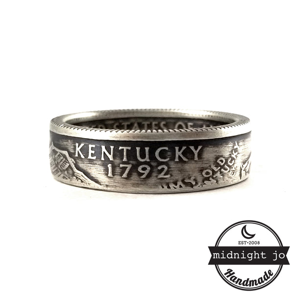 Silver Kentucky Quarter Ring by midnight jo