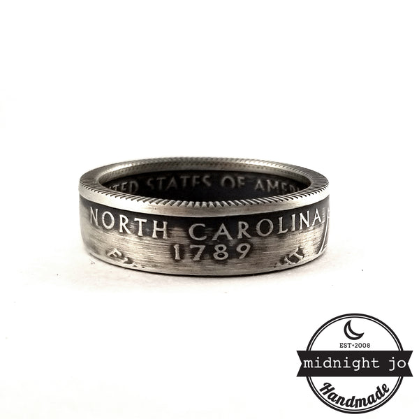 Silver North Carolina Coin Ring by midnight jo