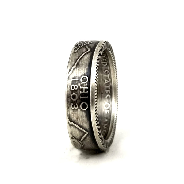 90% Silver Ohio Quarter Coin Ring by midnight jo