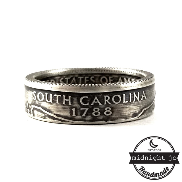90% Silver South Carolina coin Ring by midnight jo