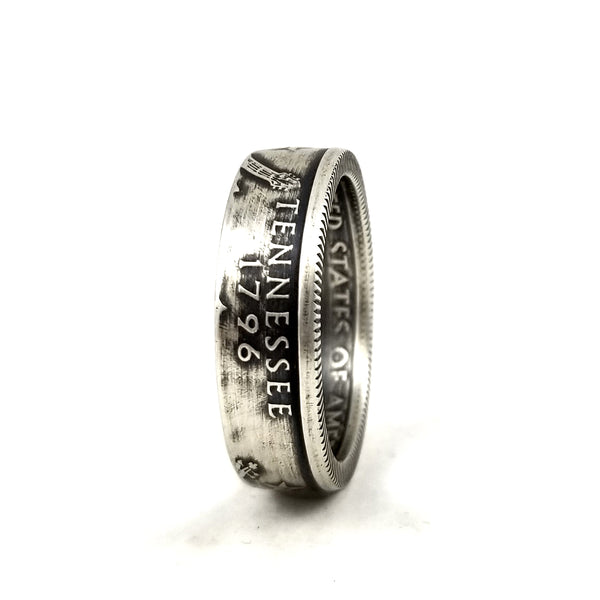 Silver Tennessee Quarter Ring by midnight jo