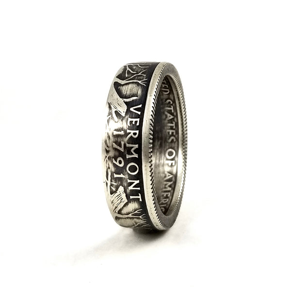 Silver Vermont Coin Ring by midnight jo
