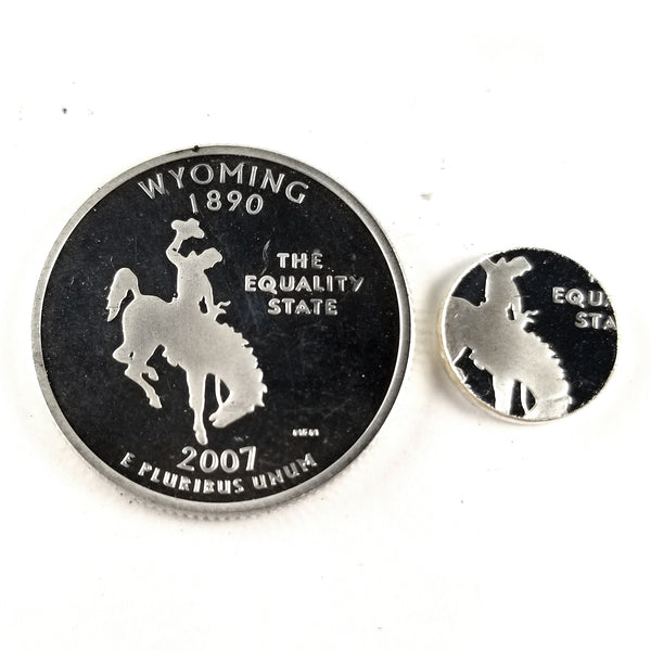silver wyoming proof quarter