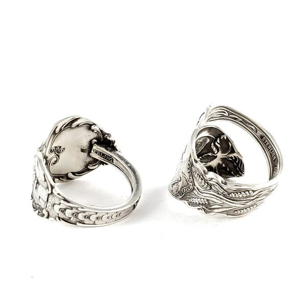 vintage sterling silver souvenir spoon ring by midnight jo