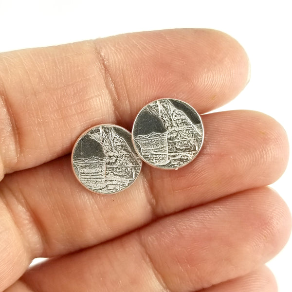 arches national park coin earrings by midnight jo