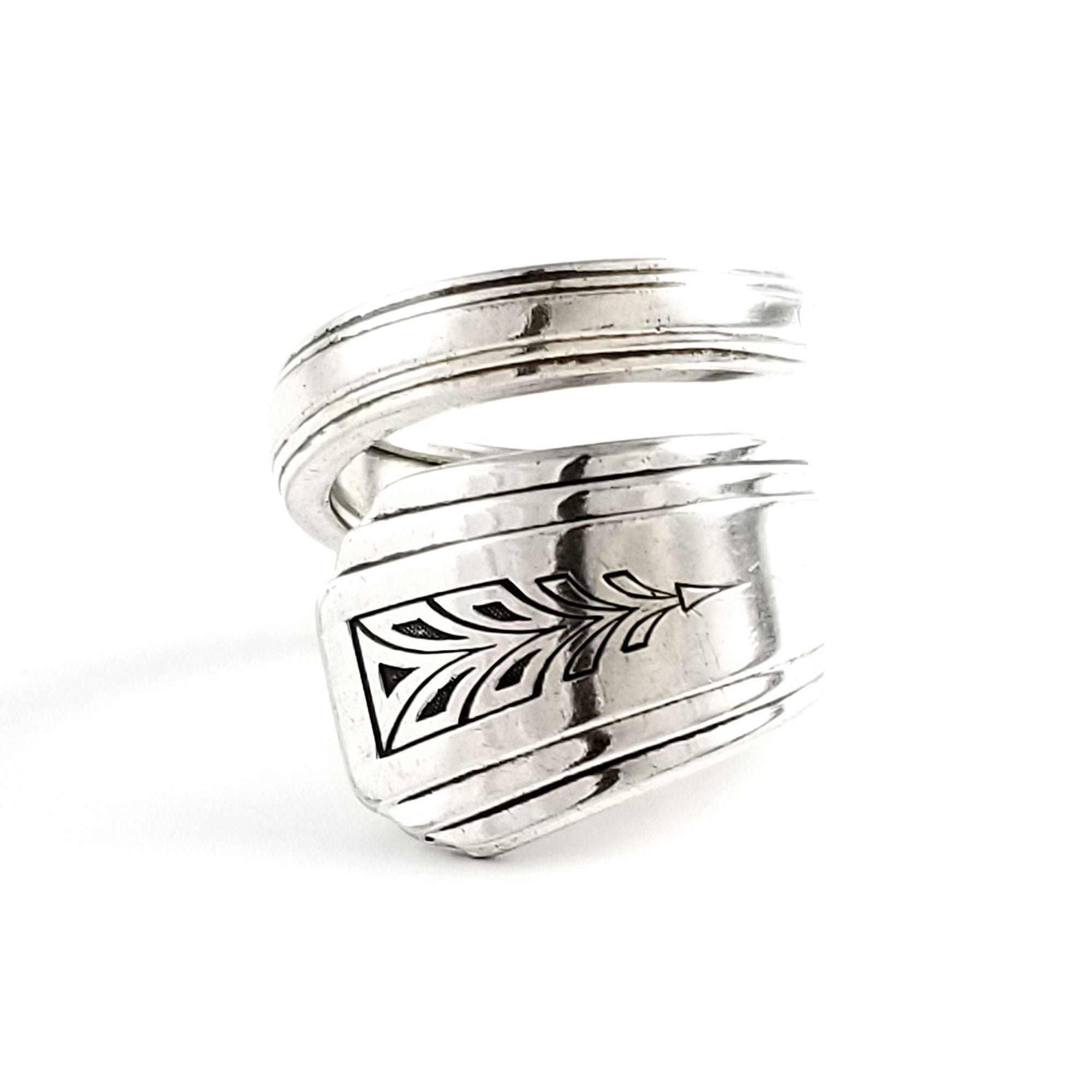 Oneida Clarion Wrap Around Spoon Ring by Midnight Jo