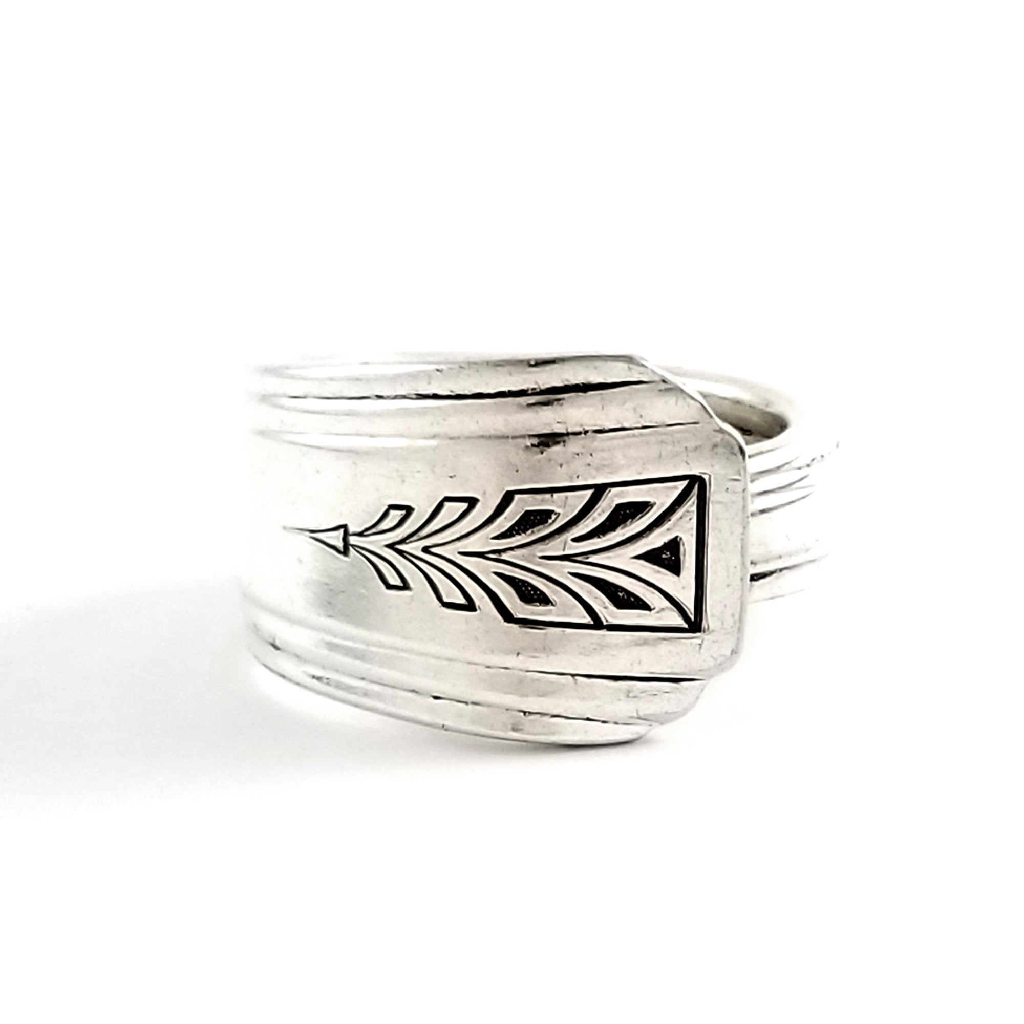 Oneida Silver Clarion Spoon Ring by Midnight Jo