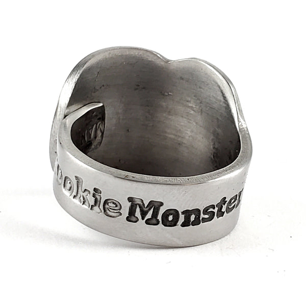 Demand Cookie Monster Stainless Steel Spoon Ring by Midnight Jo