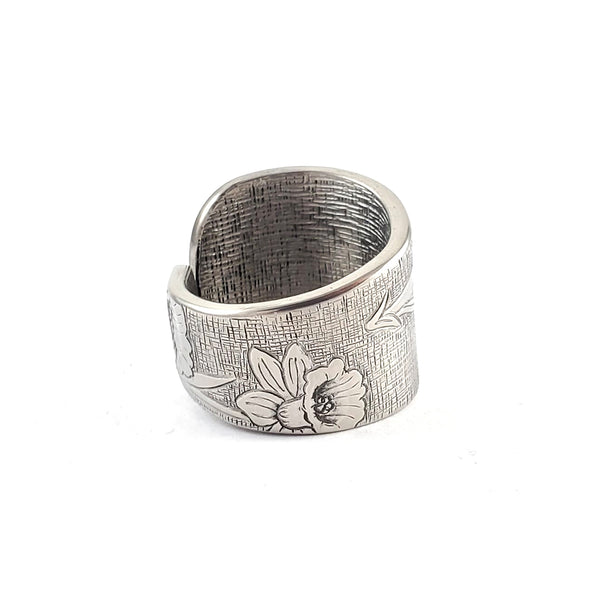 Daffodil Stainless Steel Spoon Ring