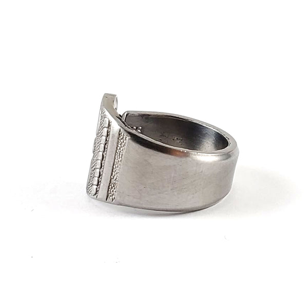 Costa Mesa National Stainless Steel Spoon Ring Midnight Jo