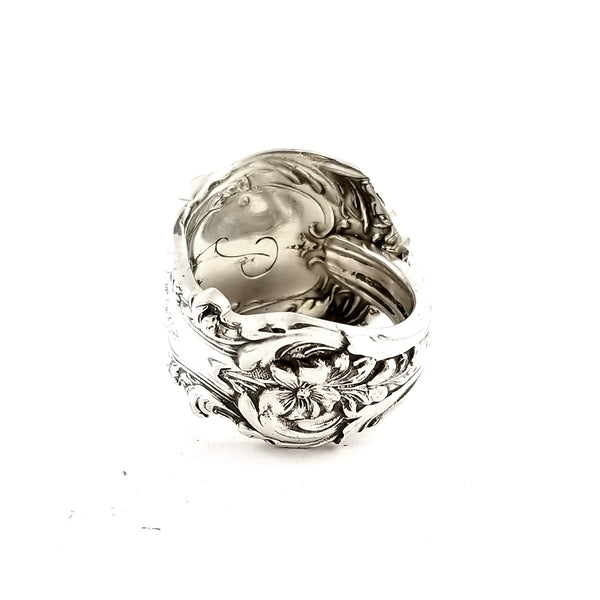 sterling silver chunky wide spoon ring by midnight jo